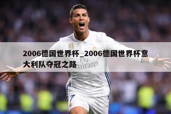 2006德国世界杯_2006德国世界杯意大利队夺冠之路